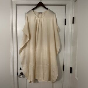 Hatch Cream Gauze Dress/ Coverup